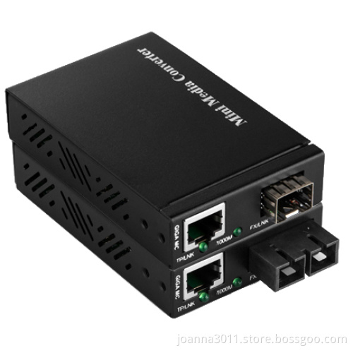 Mini 10/100/1000M Fiber Optic Media Converter